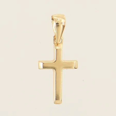 Hänge Kors 21x9,5mm 18K Vikt: 0,4 g