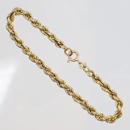 Armband Cordell 19cm bredd 4mm 18K Vikt: 7,1 g