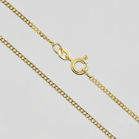 Kedja Pansar längd 54cm, bredd 2mm, 18K. Vikt: 4,7 g