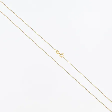 Kedja Pansar, ca 45,5cm, bredd ca 1mm, 18K Vikt: 1,8 g