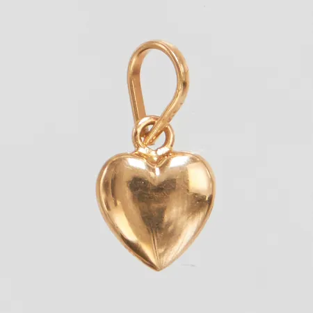 Berlock/hänge hjärta 12,7x6,3mm, 18K Vikt: 0,2 g
