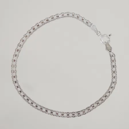 Armband längd 18,5 cm bredd 3 mm, silver 925/1000 3,1gr  Vikt: 3,1 g
