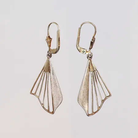 Ett par Örhängen 15x43mm silver 925/1000 Vikt: 2,6 g