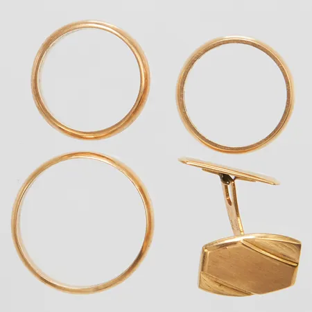 Diverse guld, personlig gravyr, udda, 18K Vikt: 16,4 g