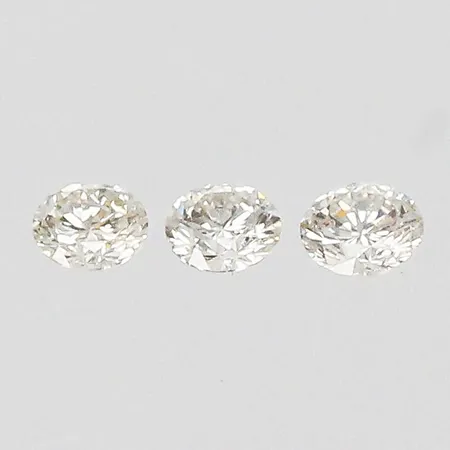 Lösa diamanter ca 1x0,04ct 1x0,05ct 1x0,06ct TW-W/VS-P Vikt: 0 g