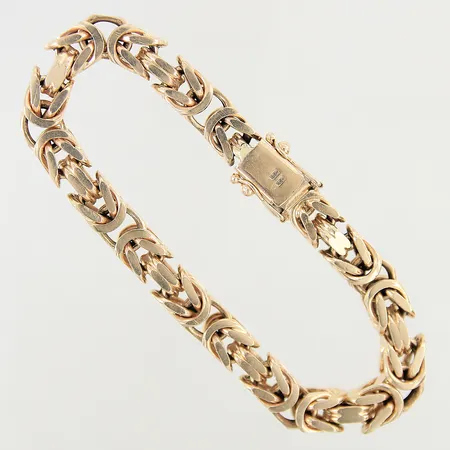 Armband Kejsarlänk längd 22,5cm bredd 8,5mm 18K Vikt: 101,7 g