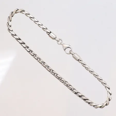 Armband, längd 21,5cm, bredd 3,5mm, 925/1000 silver Vikt: 12,9 g
