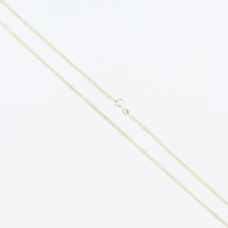 Kedja Pansar 50cm bredd:2mm, silver 925/1000, skev i ögla Vikt: 8 g