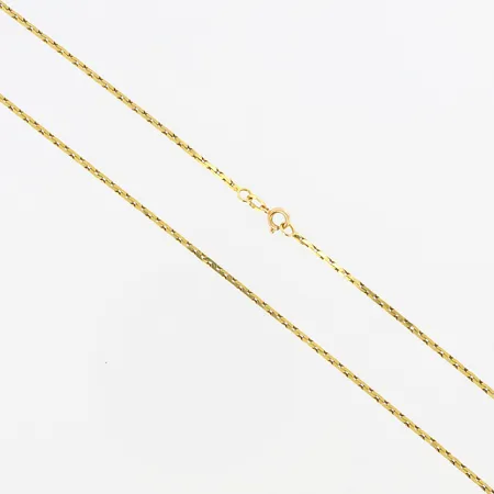 Kedja längd 45cm bredd 1,5mm, 18K  Vikt: 5,7 g