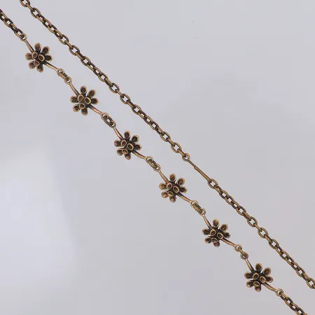 Collier Renlav av Hannu Ikonen längd 52cm bredd 3,7-12,9mm, brons
