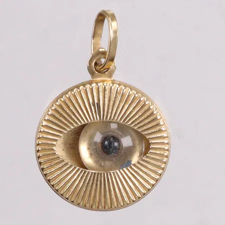 Hänge öga längd 2,5cm Ø16,4mm 18K Vikt: 2,4 g