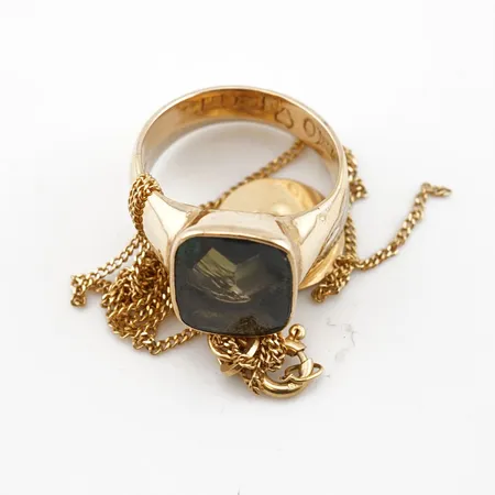 Div guld 18k bruttovikt: 11,2gr Vikt: 11,2 g