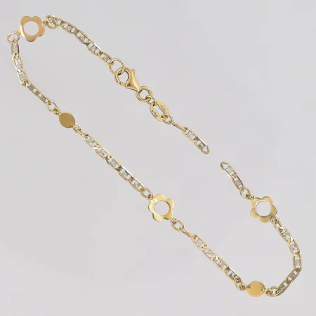 Armband längd 19cm trasig länk 9K Vikt: 1,7 g