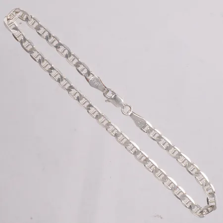 Armband Marin längd 22cm bredd 4mm silver 925/1000 Vikt: 5,4 g