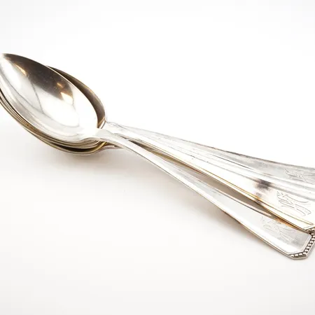 6st Silver skedar 800/1000, längd: 21,5cm, gravyr Vikt: 394 g