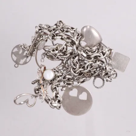 Diverse smyckessilver defekta 830-925/1000 Vikt: 60,5 g