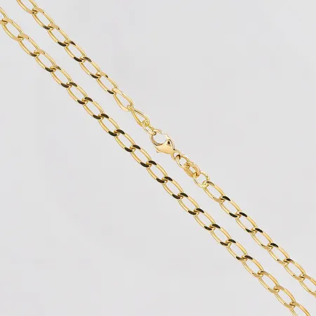 Kedja längd 42cm bredd 3,3mm 18K Vikt: 10,5 g