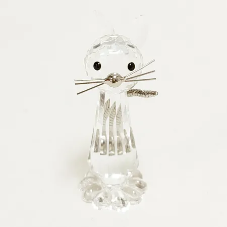 Figurin Swarovski katt, höjd: 5,1cm, inga tillbehör