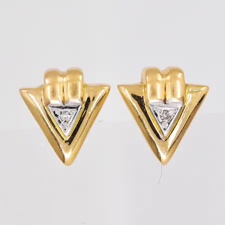 Örhängen Ø 10,4x11,4mm 18K Vikt: 3 g