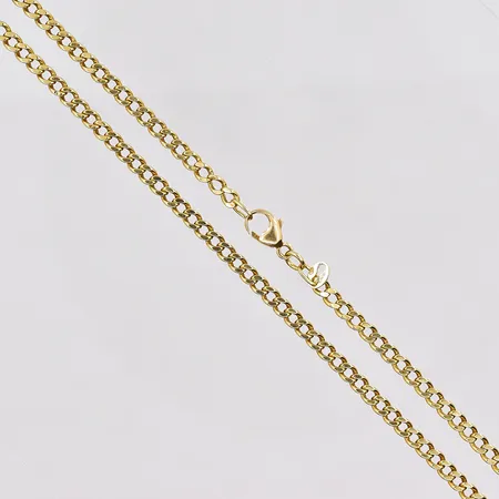 Kedja Pansar längd 55cm bredd 2,8mm, en lös ring vid låset 18K Vikt: 6,3 g