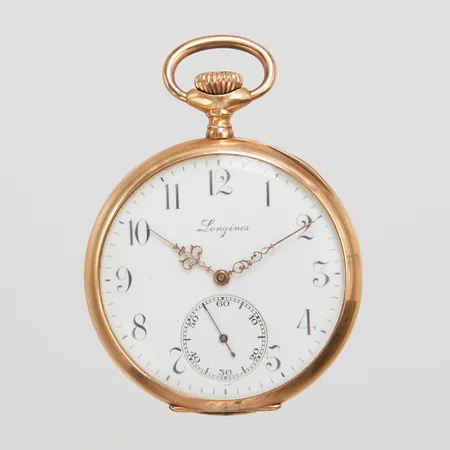 Fickur Longines 14K Ø49,5mm manuell, liten sekundvisare, boettnr: 3681179, innerboett i metall, bruttovikt 84,4g