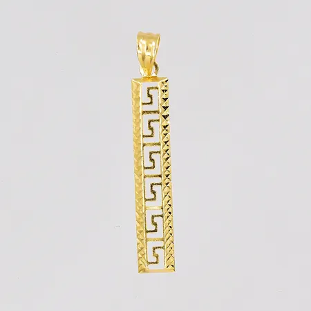 Hänge längd 32mm bredd 5,3mm 18K Vikt: 0,3 g