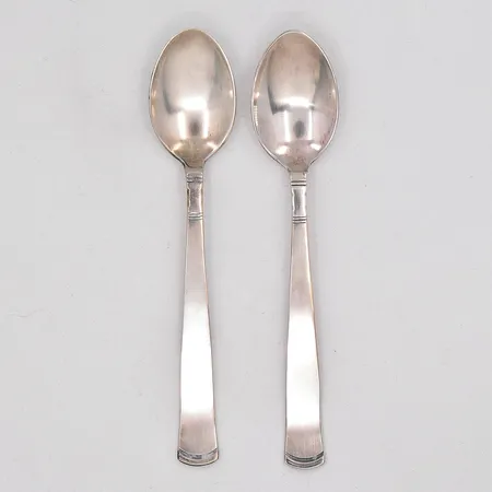2 Moccaskedar modell Rosenholm längd 11cm GAB silver 830/1000 Vikt: 22,8 g