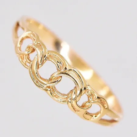 Ring Bismarck stl:16½ Sävsjö Guldsmeds AB 18K Vikt: 1 g