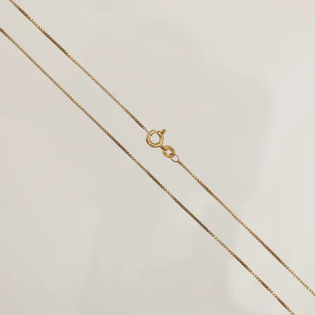 Kedja Venezia, längd 43cm, bredd 0,9mm, 18K  Vikt: 2,6 g