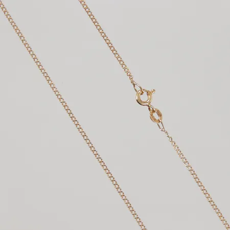 Kedja Pansar 55cm, bredd 1,5mm, lödning, 18K, Vikt: 3,6 g