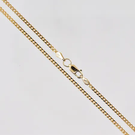 Kedja pansar 43cm, bredd 1,6mm, 18K Vikt: 4,8 g