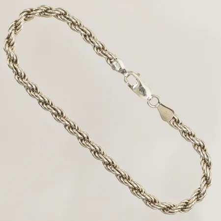 Armband Cordell, längd 21cm, bredd 4,3mm, GHA, 925/1000 silver Vikt: 12,9 g