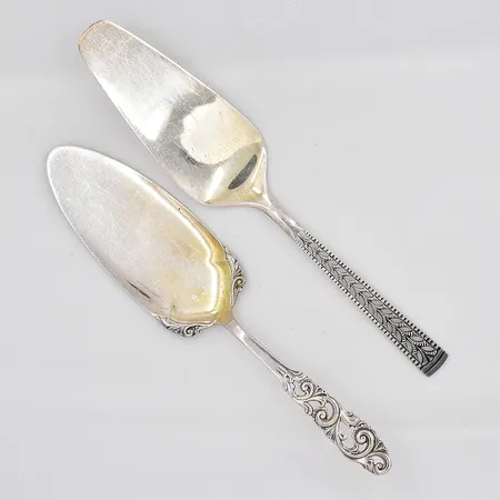 Diverse silverbestick, tårtspadar, 830S/1000 Vikt: 105,1 g