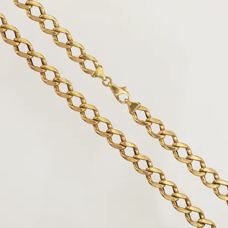 Collier, längd 42cm, bredd 7,5mm, 18K  Vikt: 14,6 g