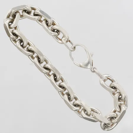 Armband, Ankar, längd: 20,5cm, bredd: 8mm, 925/1000 silver Vikt: 43,2 g