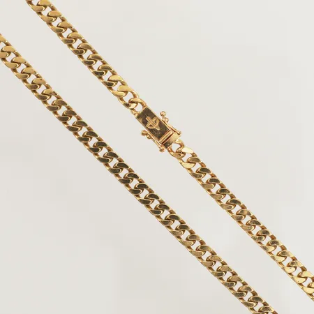 Kedja Pansar, längd 55cm, bredd 4,8mm, Balestra, 18K  Vikt: 48,8 g