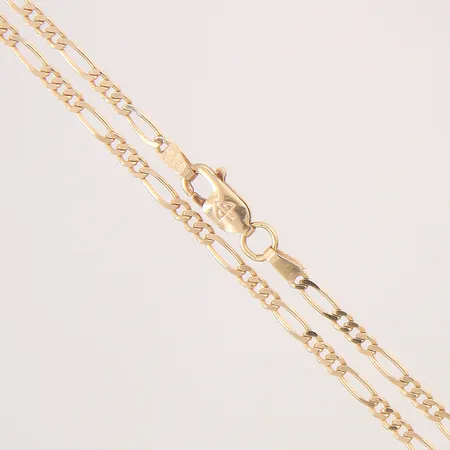 Kedja Figaro, längd 50cm, bredd 2,3mm, 18K Vikt: 6,4 g