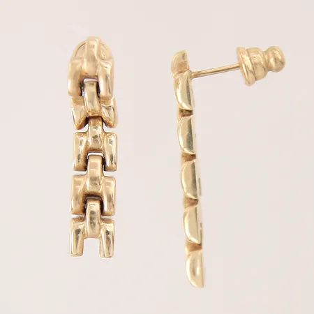 Ett par örhängen, 30X6mm, 14K  Vikt: 4,5 g