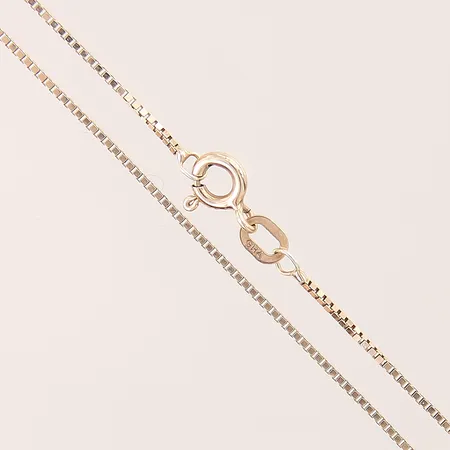 Kedja Venezia, längd: 42,5cm, bredd: 0,9mm, GHA, 9K  Vikt: 1,7 g