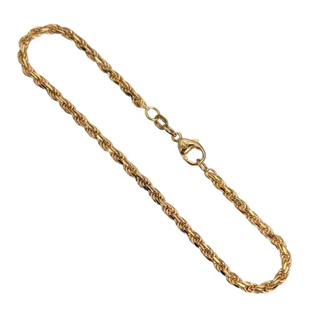 Armband Cordell, 18K guld, Balestra Italien, längd 20,0 cm, diameter 2,8 mm, fint skick Vikt: 8 g