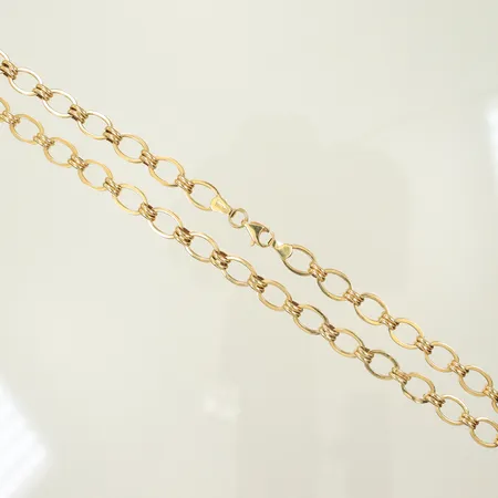 Halsband, längd 46cm, bredd 7mm, 18K, 8,1g 