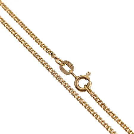 Halskedja Pansar, 18K guld, Balestra, svensk kontrollstämpel, längd 50,0 cm, bredd 1,5 mm, fint skick Vikt: 5,3 g