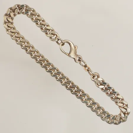 Armband Pansar, längd 20cm, bredd 6mm, silver 925/1000  Vikt: 19 g