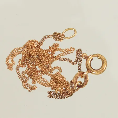 Halskedja pansar, trassel, 18K, 1,5g Vikt: 1,5 g