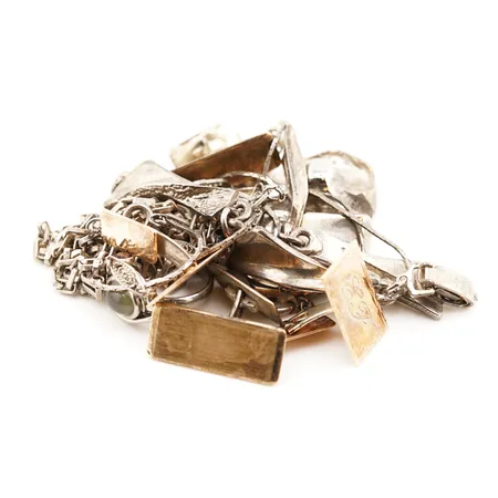 Diverse silversmycken, 925/1000 Vikt: 78 g