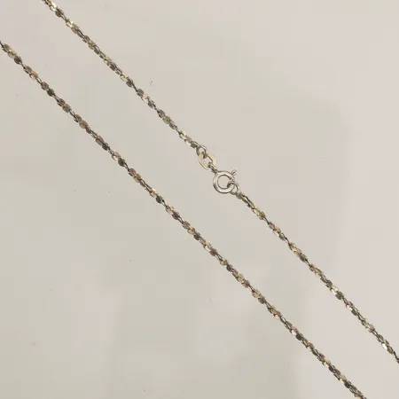 Kedja, längd 41cm, bredd 1,6mm, silver 925/1000 Vikt: 3,5 g