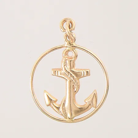 Hänge, ankare, Ø14mm, 18K  Vikt: 0,8 g