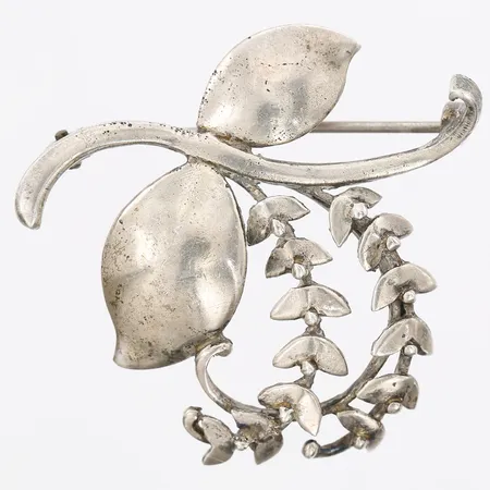 Brosch, ca. 37x37mm, danska stämplar, 925/1000 silver Vikt: 6,2 g