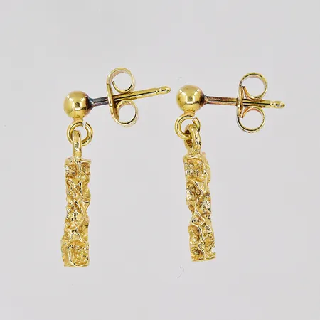 Ett par örhängen,  längd 19,5mm, 14K Vikt: 1,9 g