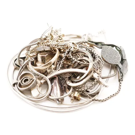 Diverse silversmycken, 925/1000 Vikt: 90 g